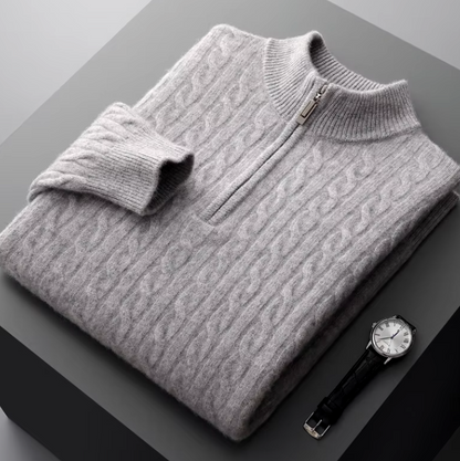 Cashmere Half Zip